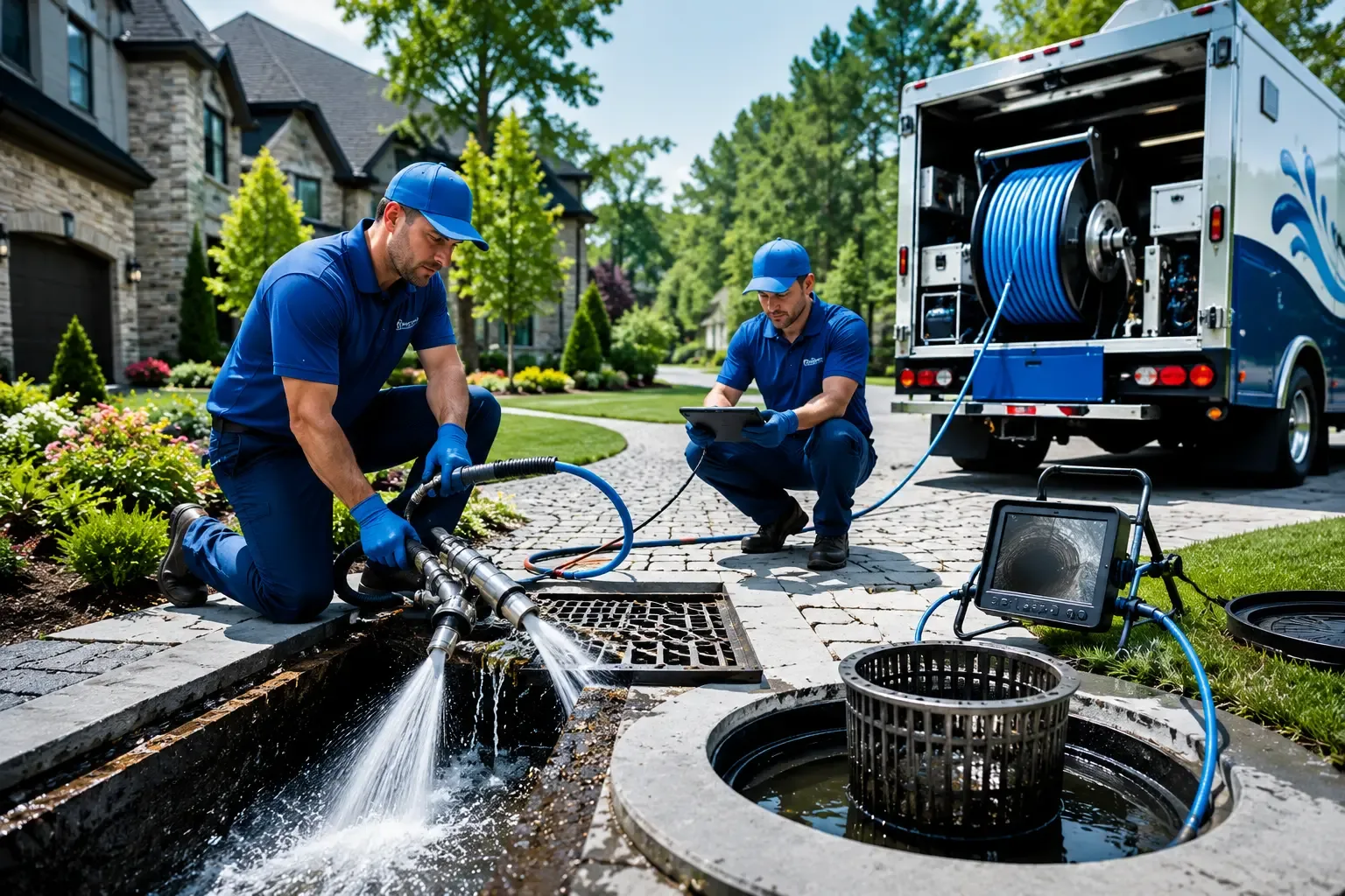 Local outdoor drain cleaning professionals in South Wayne, WI